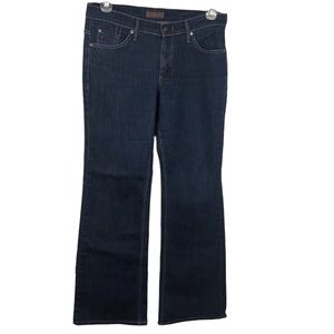 James Dry Aged Blue Denim Flare Jeans Women Sz 30